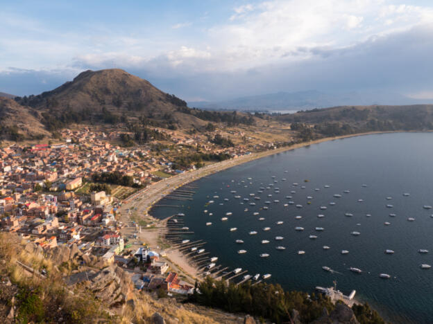 Copacabana - Lago Titicaca - View from Cerro Calvario